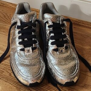 Authentic Leather Chanel Sneakers